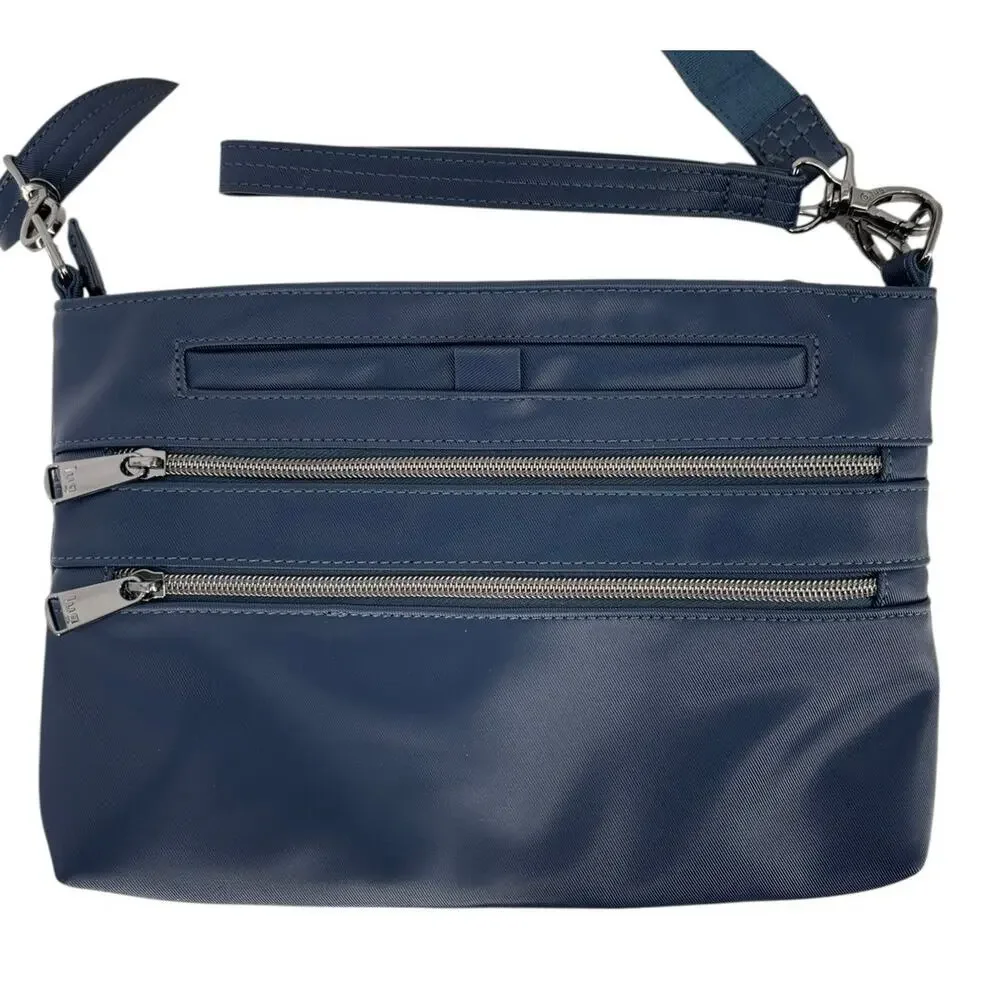 Lug Waltz Satin Luxe VL Crossbody Bag Navy Blue